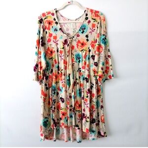 3X Terra & Sky Floral Tunic Dress Cream/Tan Multicolor
Bohemian Lightweight